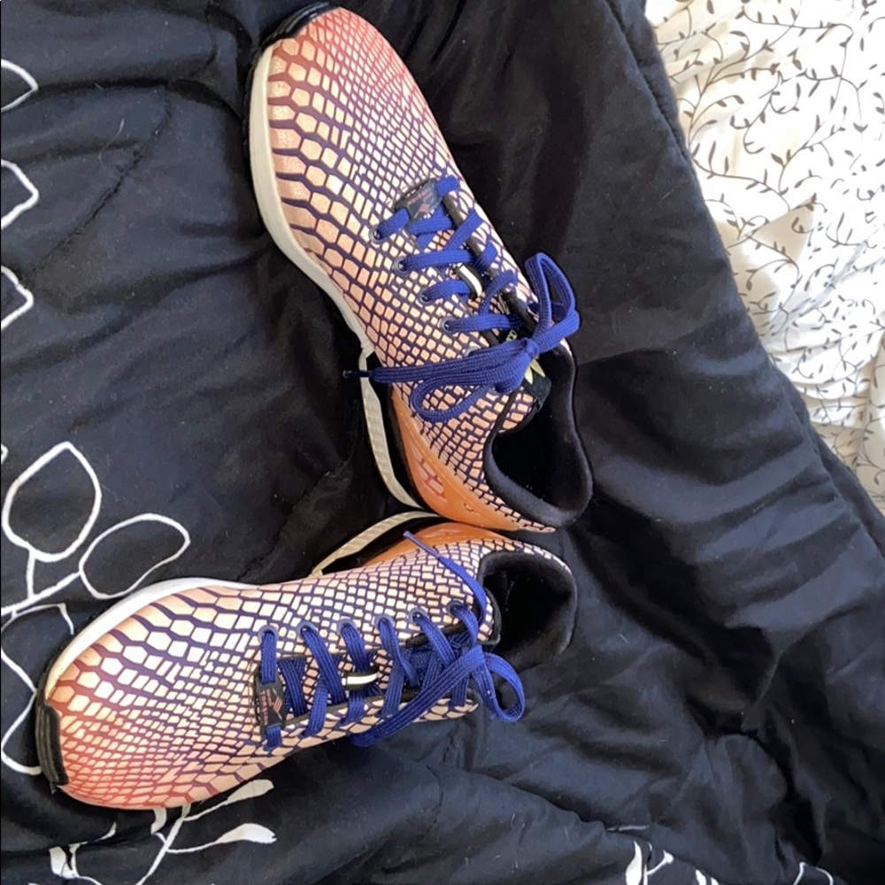 Adidas Zx flux glow in the dark worn maybe 5 times